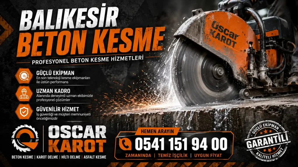 Balıkesir Beton Kesme
